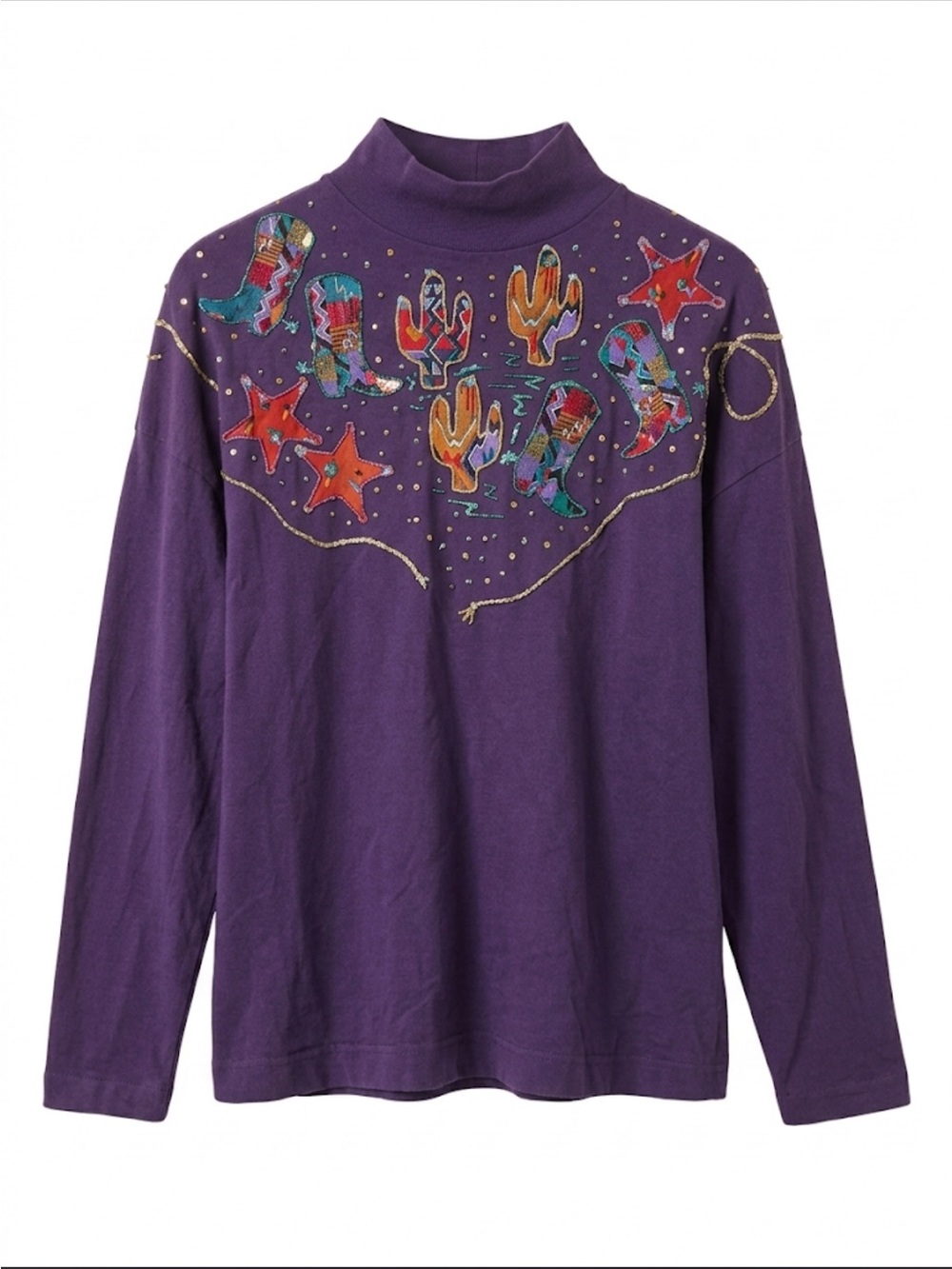 Outer Limits Western Turtleneck